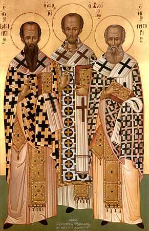 Василий Великий, Иоанн Златоуст, Григорий Богослов
