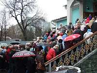 Крестный ход в Благовещение Пресвятой Богородицы  2010 - фотогалерея Свято-Никольского собора Русской Православной Церкви в Алматы