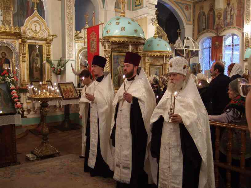 Праздник Крещения Господня в Свято-Никольском соборе Русской Православной Церкви в Алматы