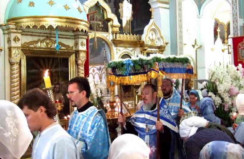 Праздник успения Пресвятой Богородицы в Свято-Никольском соборе